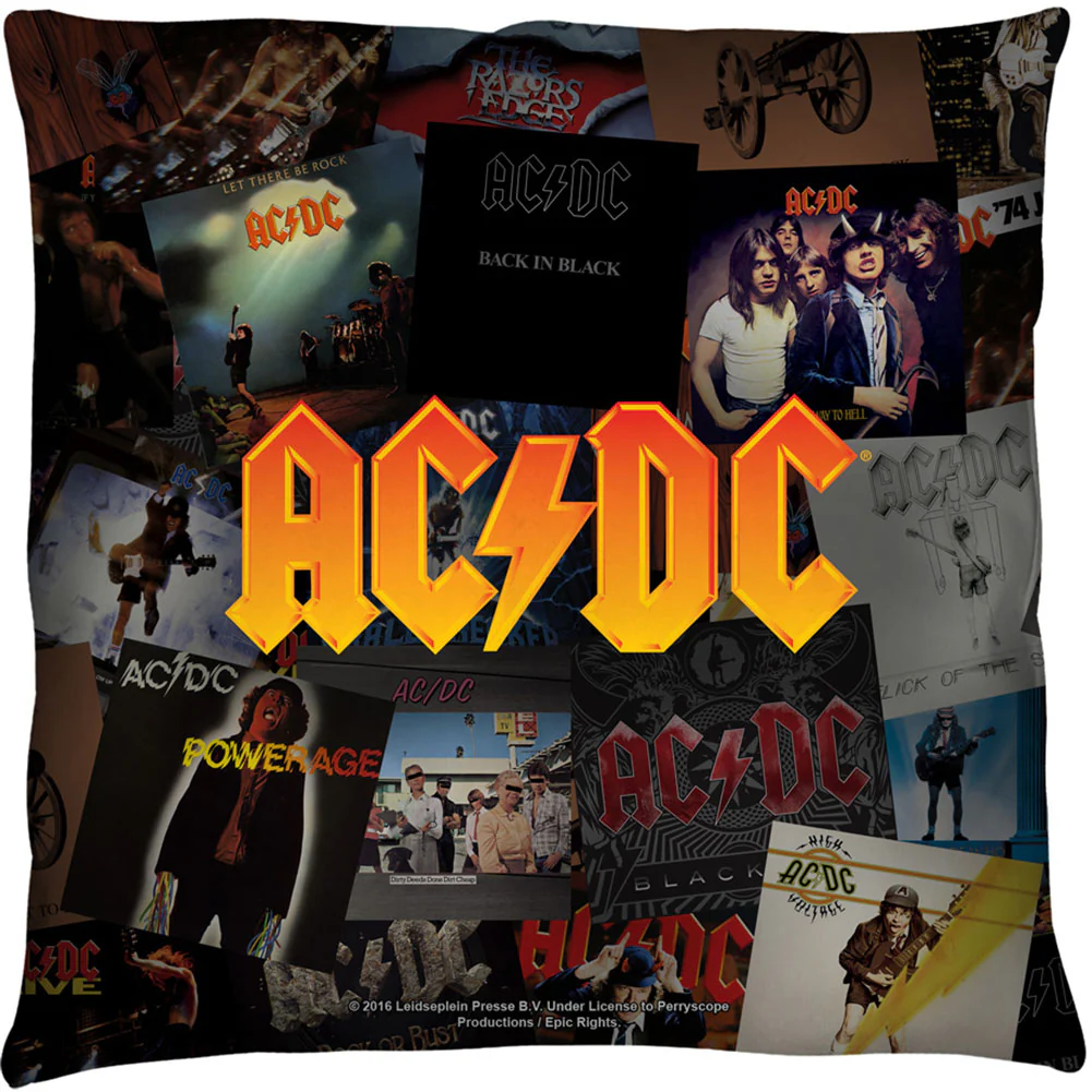 AC/DC Albums 14x14 Pillow - Image 2