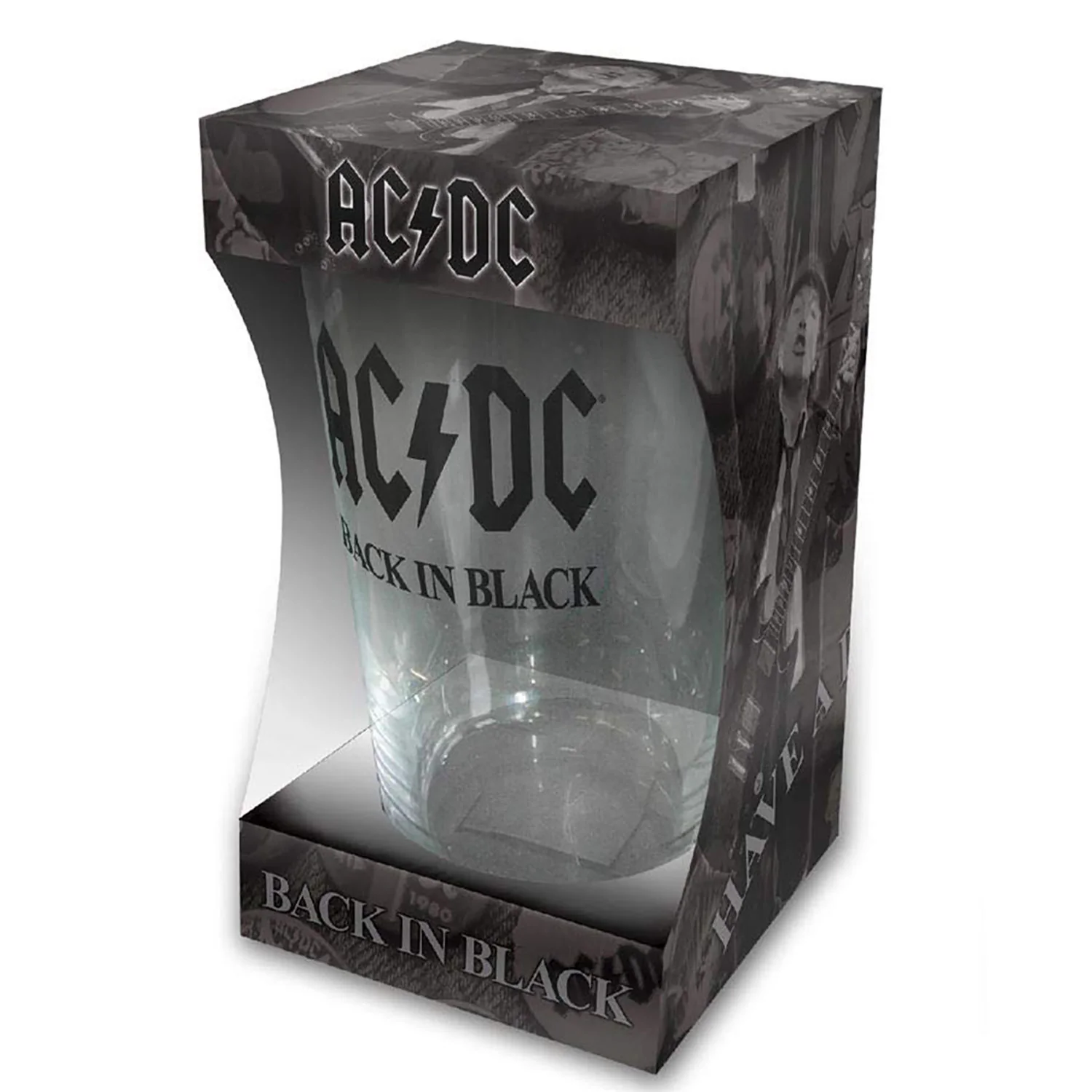 AC/DC Back In Black Pint Glass - Image 2