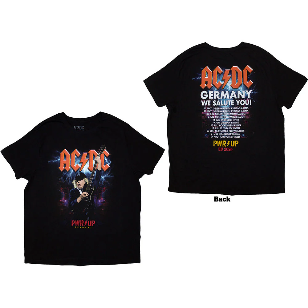 AC/DC Pwr-up Germany Eu Tour '24 T-shirt