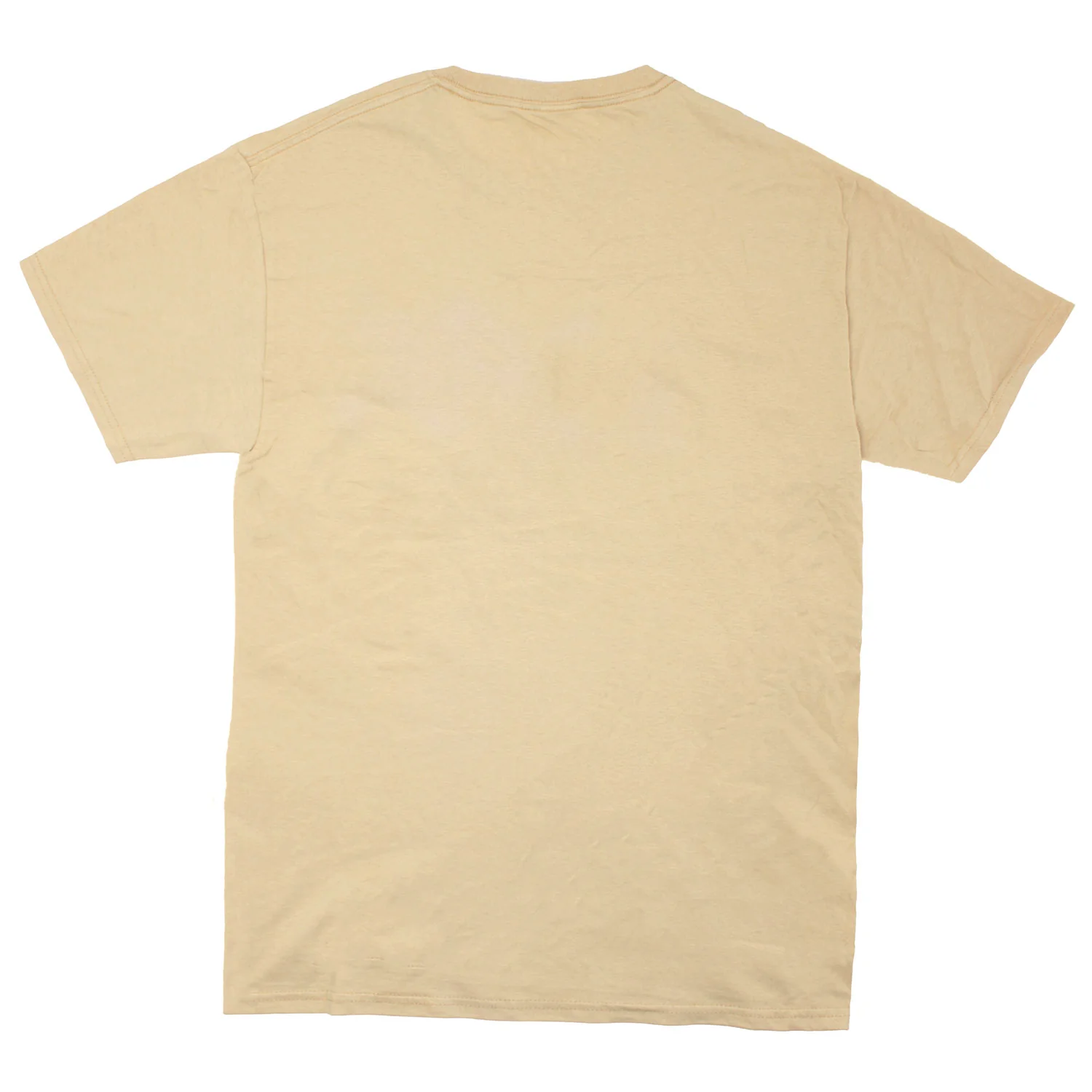 AC/DC Vintage Distressed American Flag Logo On Tan T-shirt T-shirt - Image 2