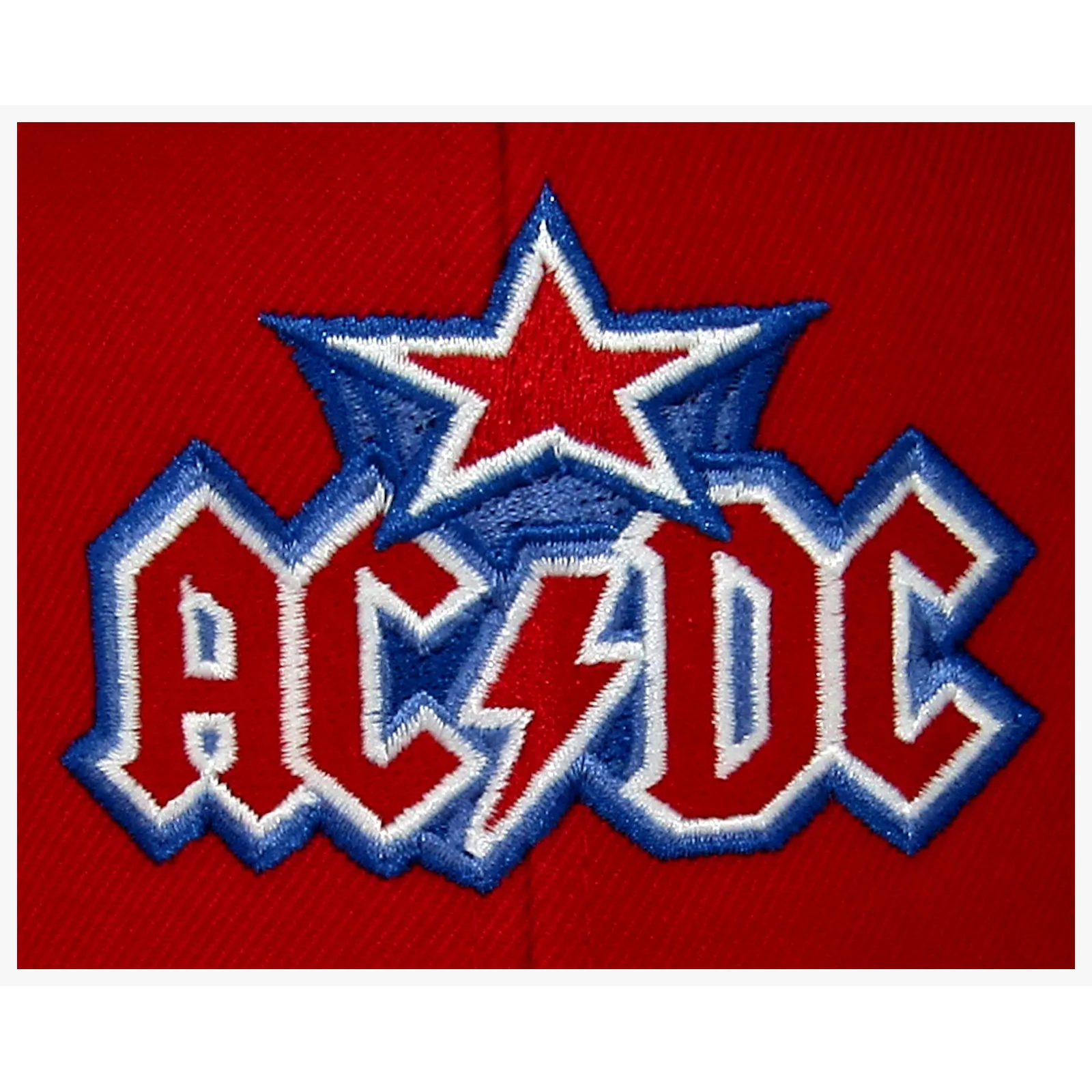 AC/DC Washington Dc Red Snapback Hat Baseball Cap - Image 2