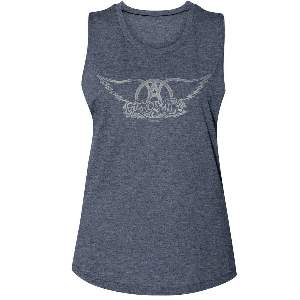 Aerosmith Aerosmith Wings Logo Light Womens Tank