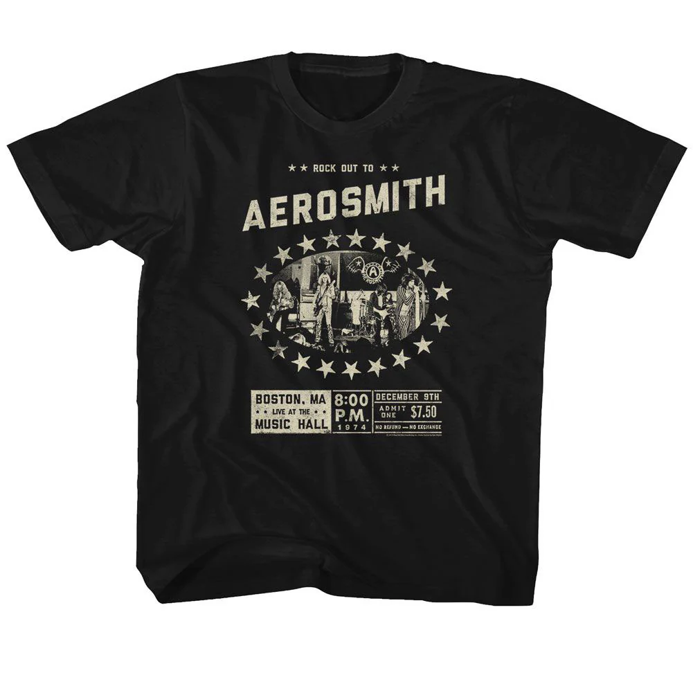 Aerosmith Boston Music Hall Youth T-shirt