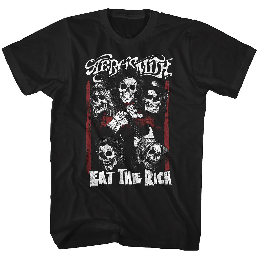 Aerosmith Eat The Rich Skull T-shirt