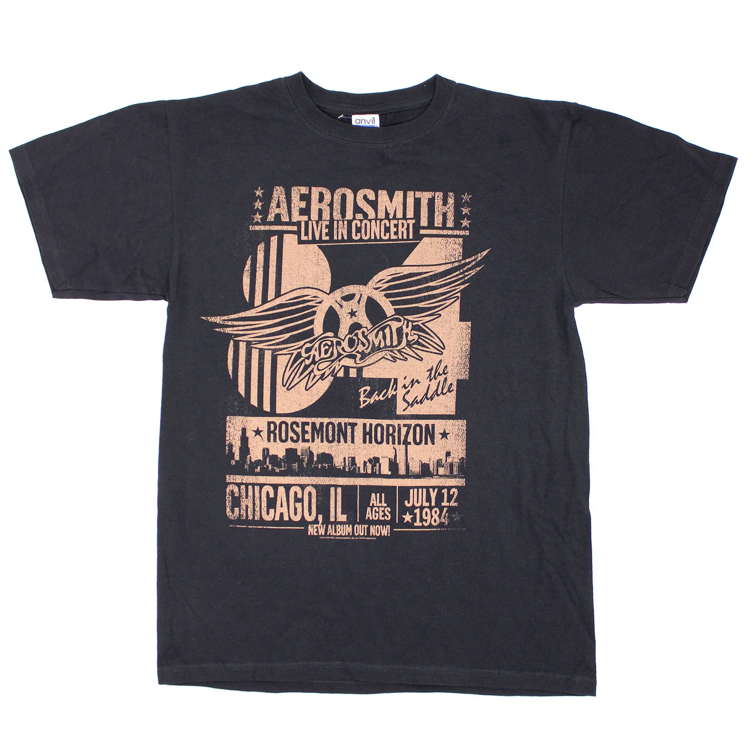 Aerosmith Live In Concert Back in the Saddle T-shirt
