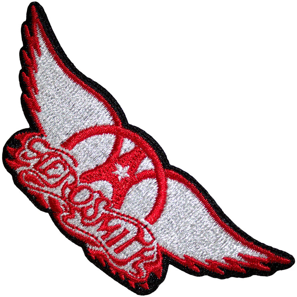 Aerosmith Wings Red Woven Patch
