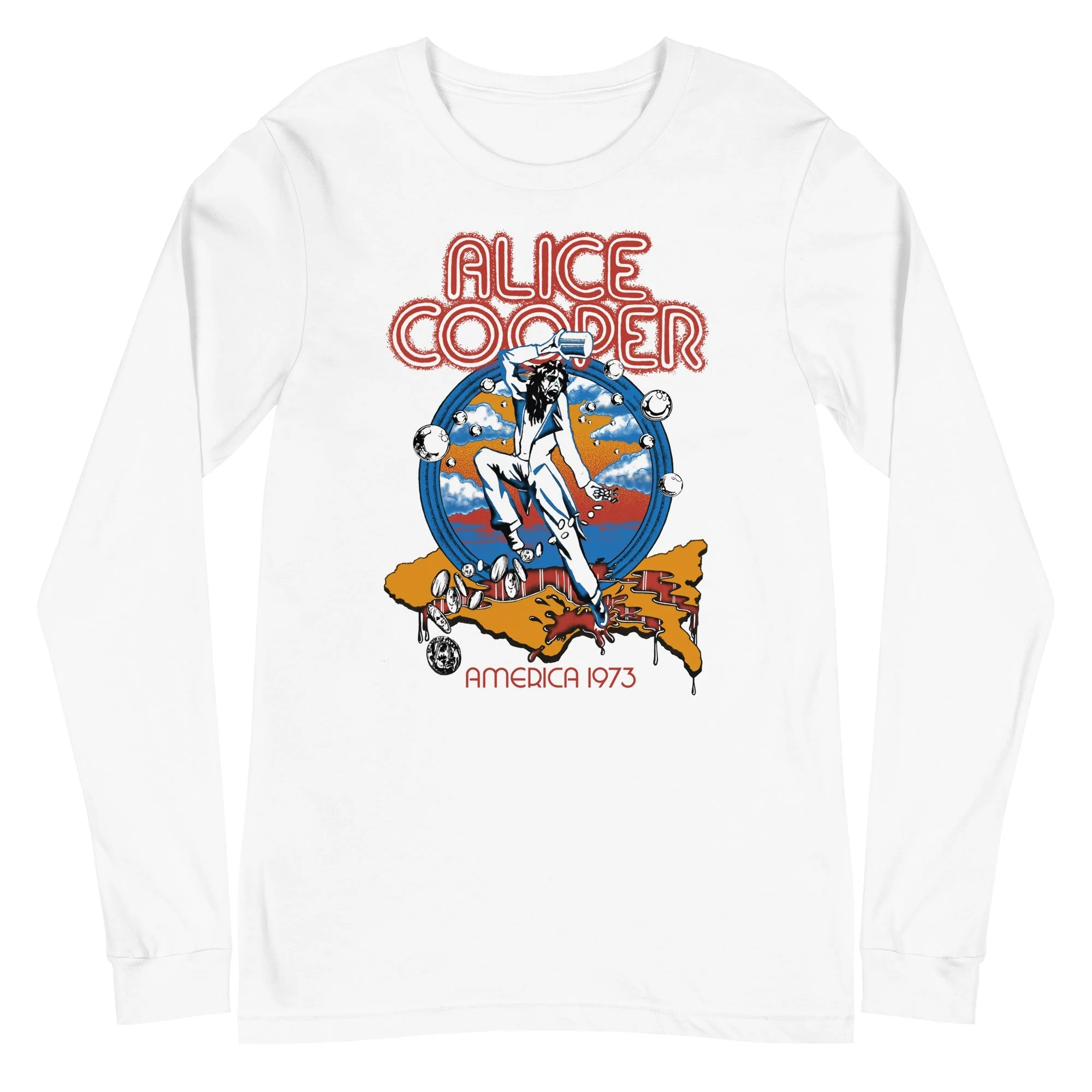 Alice Cooper - 1973 Tour Long Sleeve T-Shirt