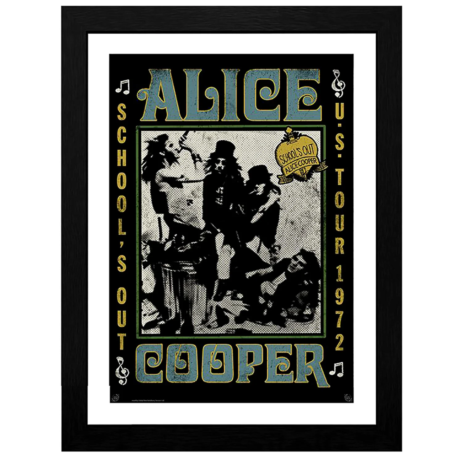 Alice Cooper School's Out Tour Framed Wall Art