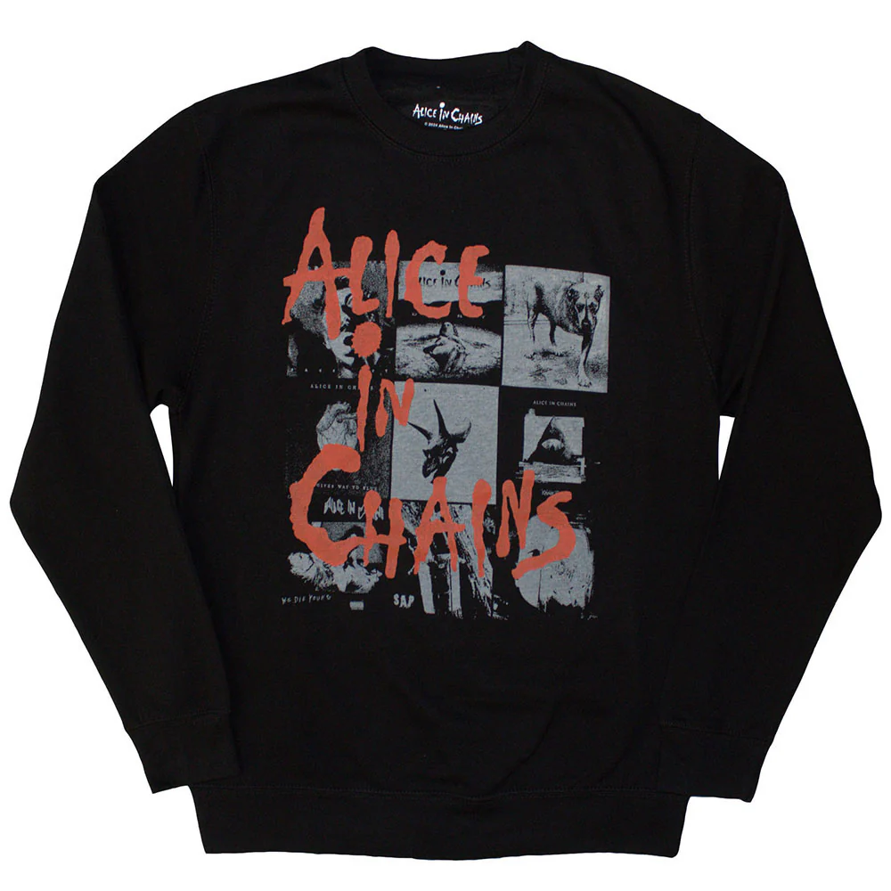 Alice In Chains Albums Montage Sweatshirt