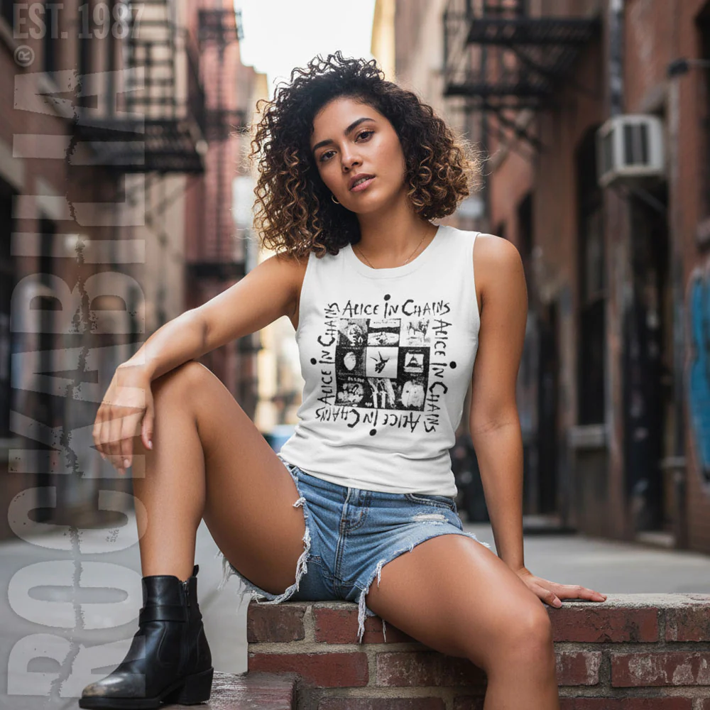 Alice In Chains Alice In Chains Multi Album Art Womens Tank - Image 2