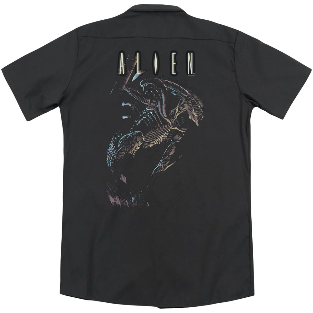 Alien Form And Void(Back Print) Workshirt - Image 2