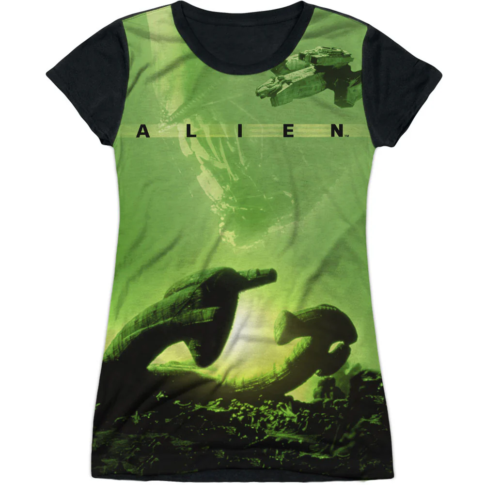 Alien Ship Sublimation Junior Top