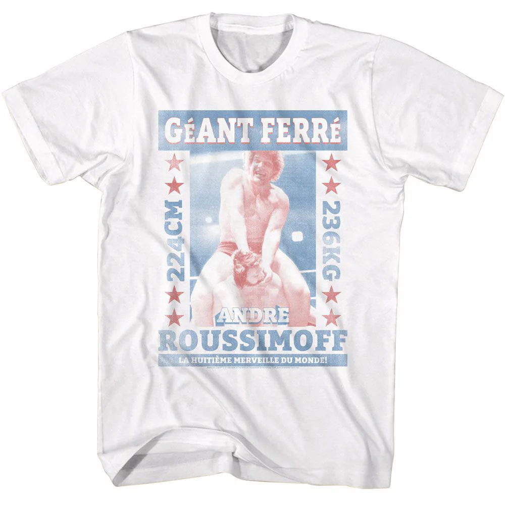 Andre The Giant Andre Geant Ferre T-shirt