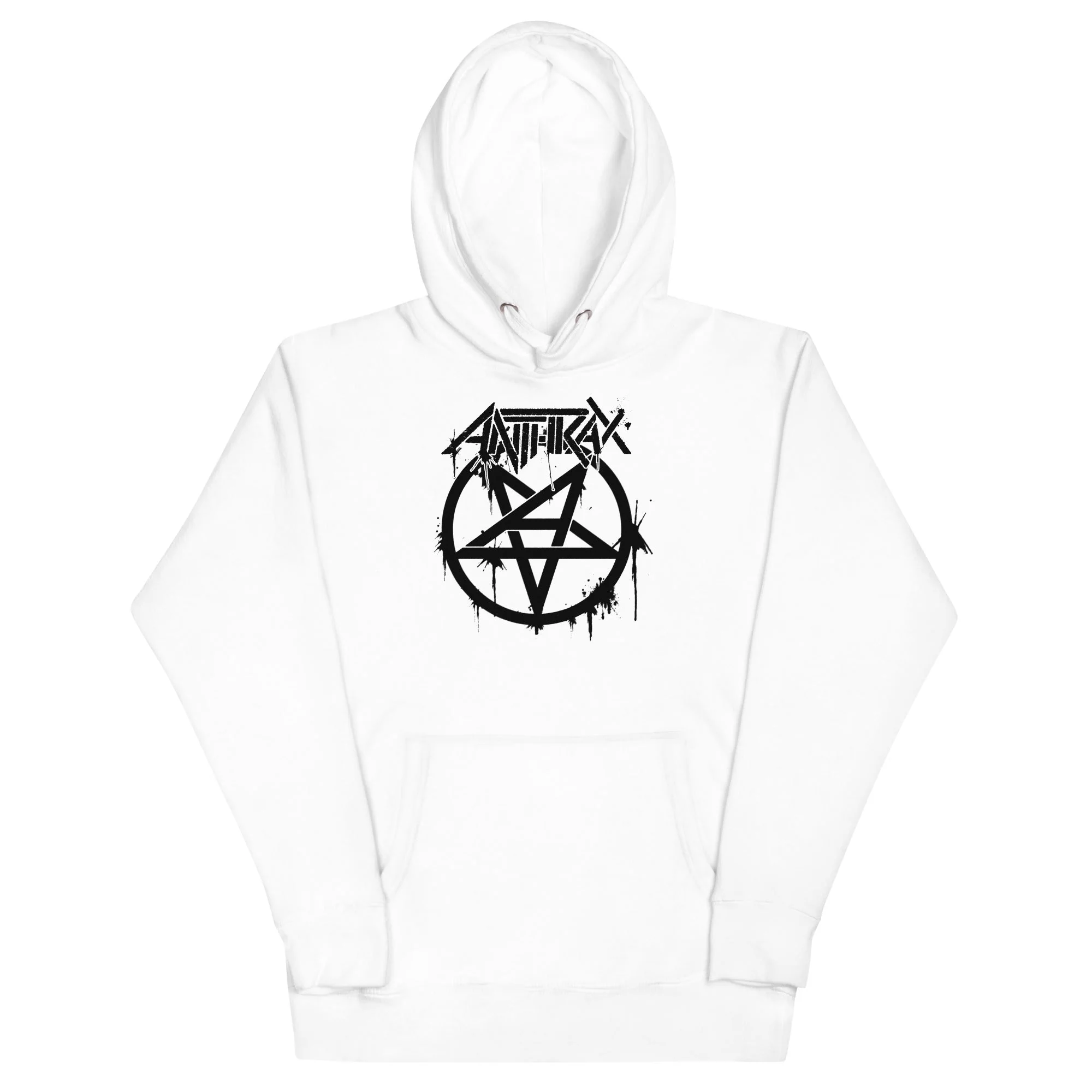 Anthrax - Pentagram Logo Hoodie - Image 2