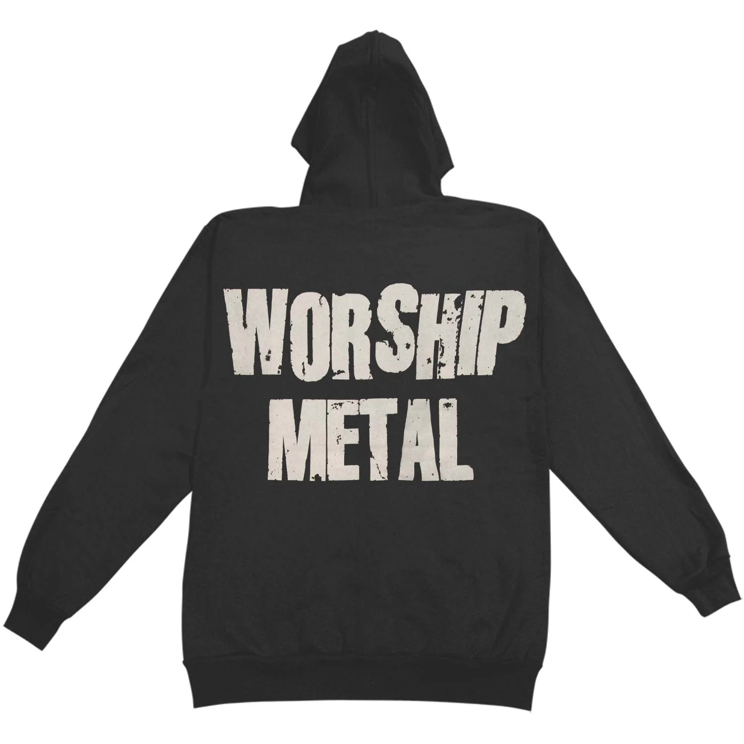 Anthrax Worship Metal Zippered Hooded Sweatshirt - Image 2
