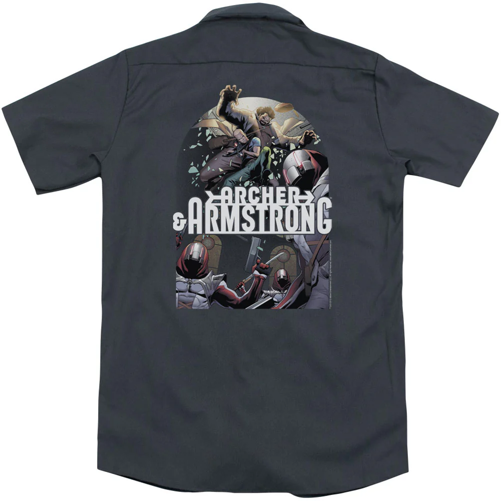 Archer & Armstrong Dropping In(Back Print) Workshirt - Image 2