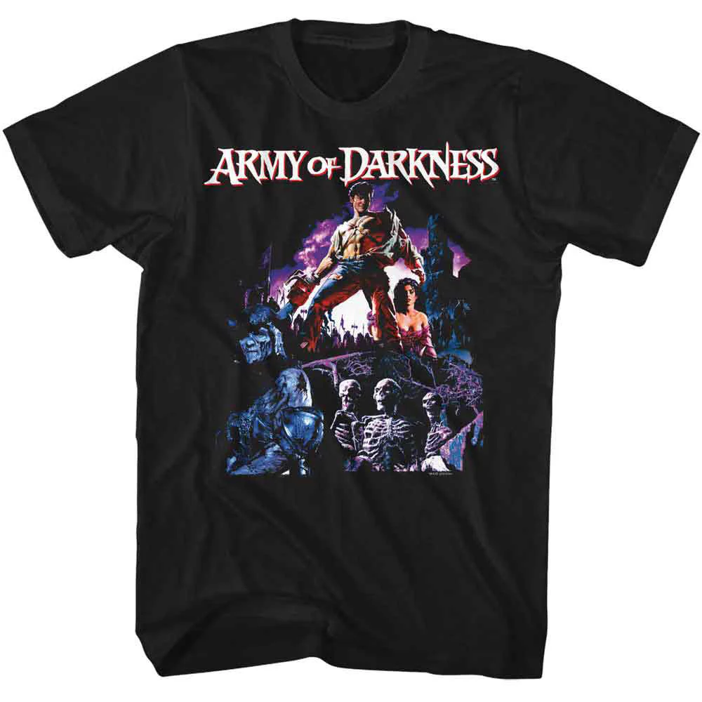 Army Of Darkness Aod Two Tone Collage T-shirt