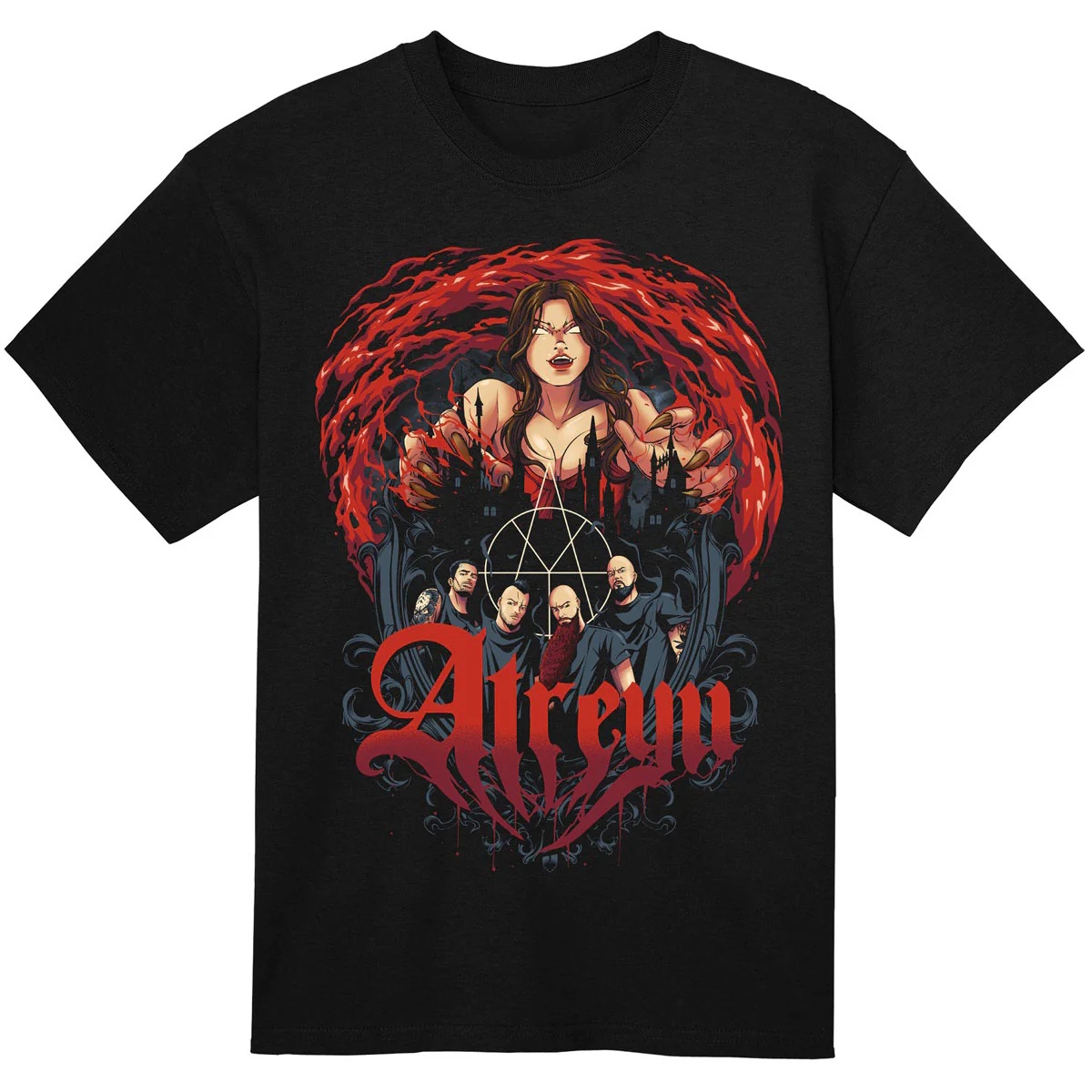 Atreyu The Curse Anime by Yuri Kamo (Rockabilia Exclusive) T-shirt