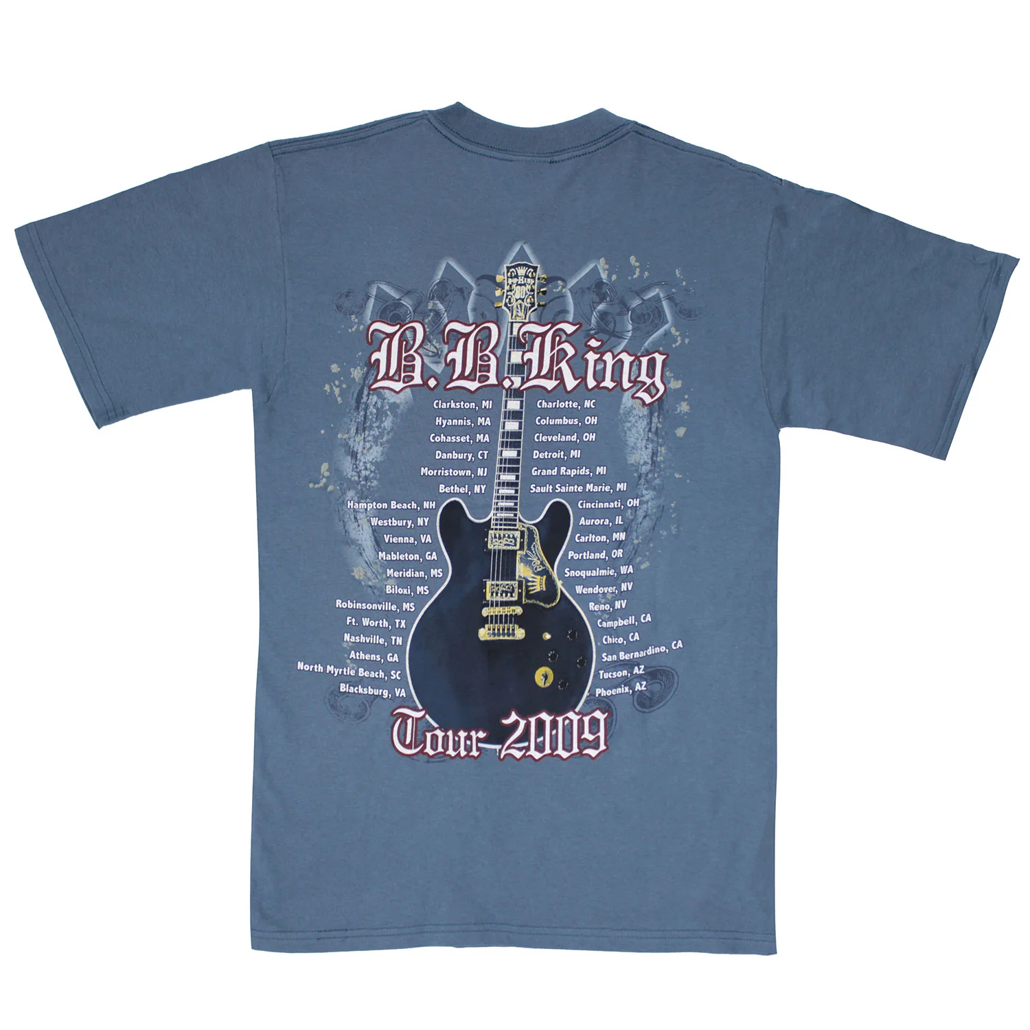 B.B. King Original 2009 Tour Concert T-shirt - Image 2