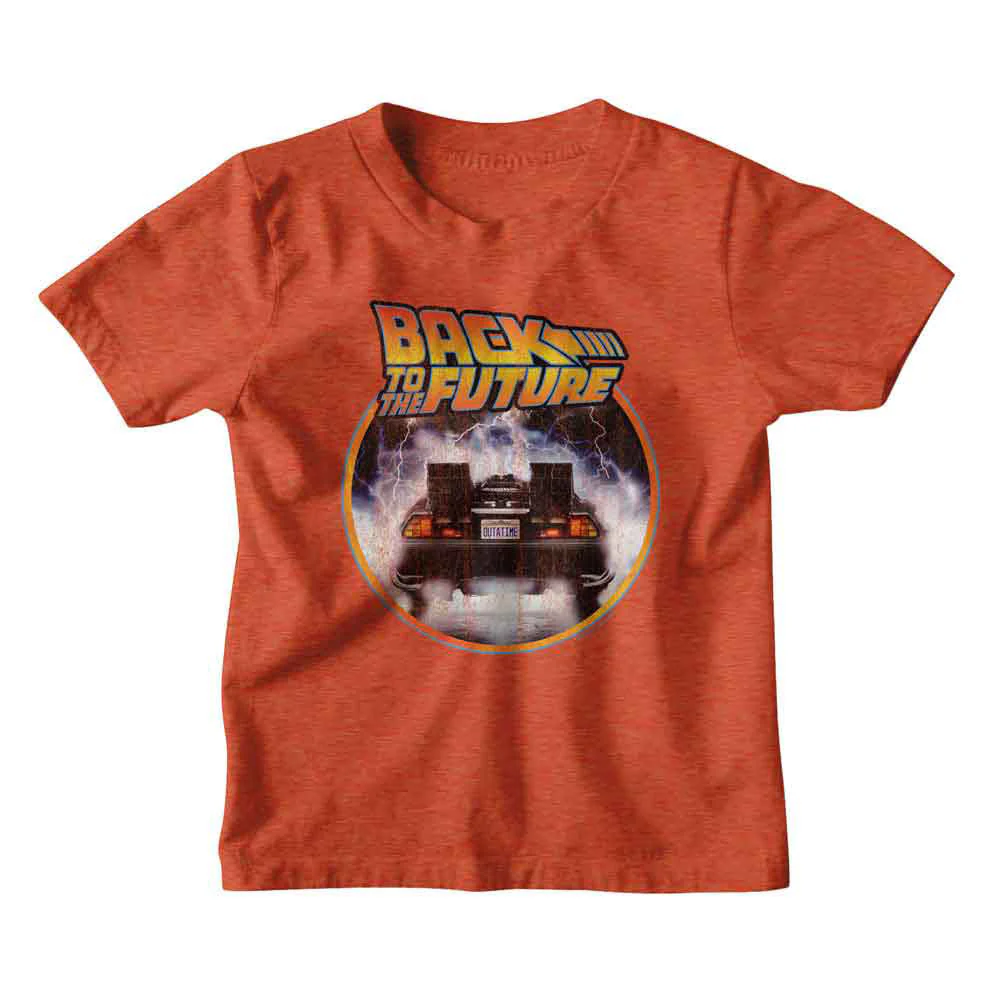 Back To The Future Bttf Logo Car Circle Kids Childrens T-shirt