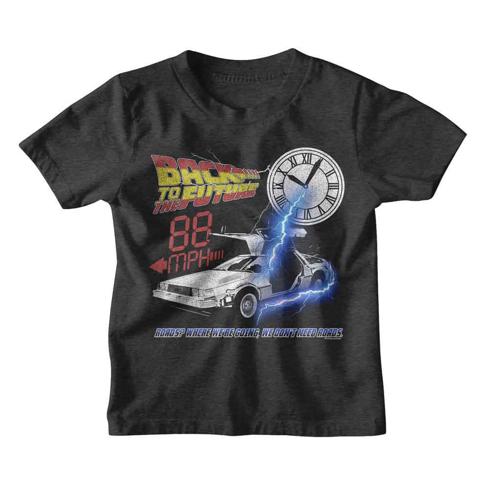 Back To The Future Bttf Where Were Going Youth T-shirt