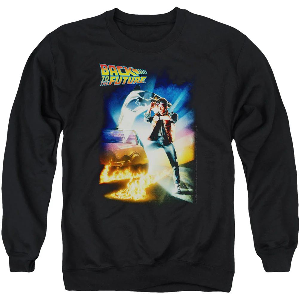Back To The Future Poster Adult Sweatshirt