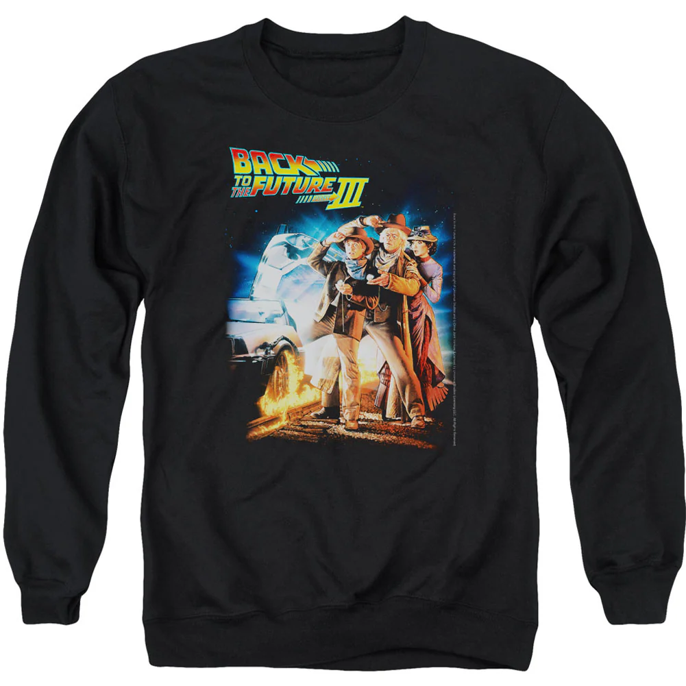 Back To The Future Poster Adult Sweatshirt