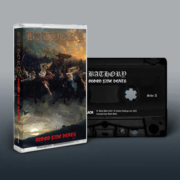 Bathory Blood Fire Death Music Cassette Cassette Tape