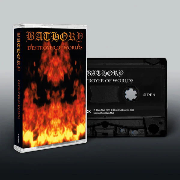 Bathory Destroyer Of Worlds Music Cassette Cassette Tape