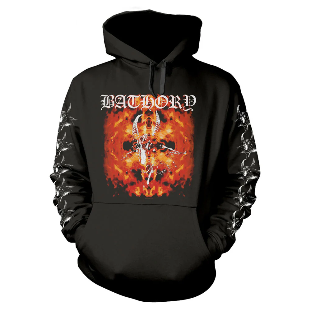 Bathory Fire Goat Hooded Sweatshirt