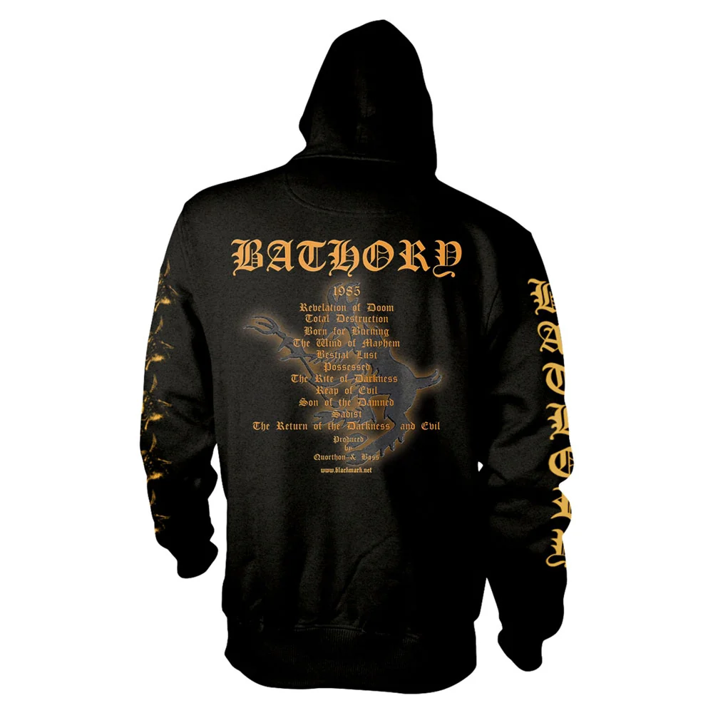 Bathory The Return Zippered Hooded Sweatshirt - Image 2
