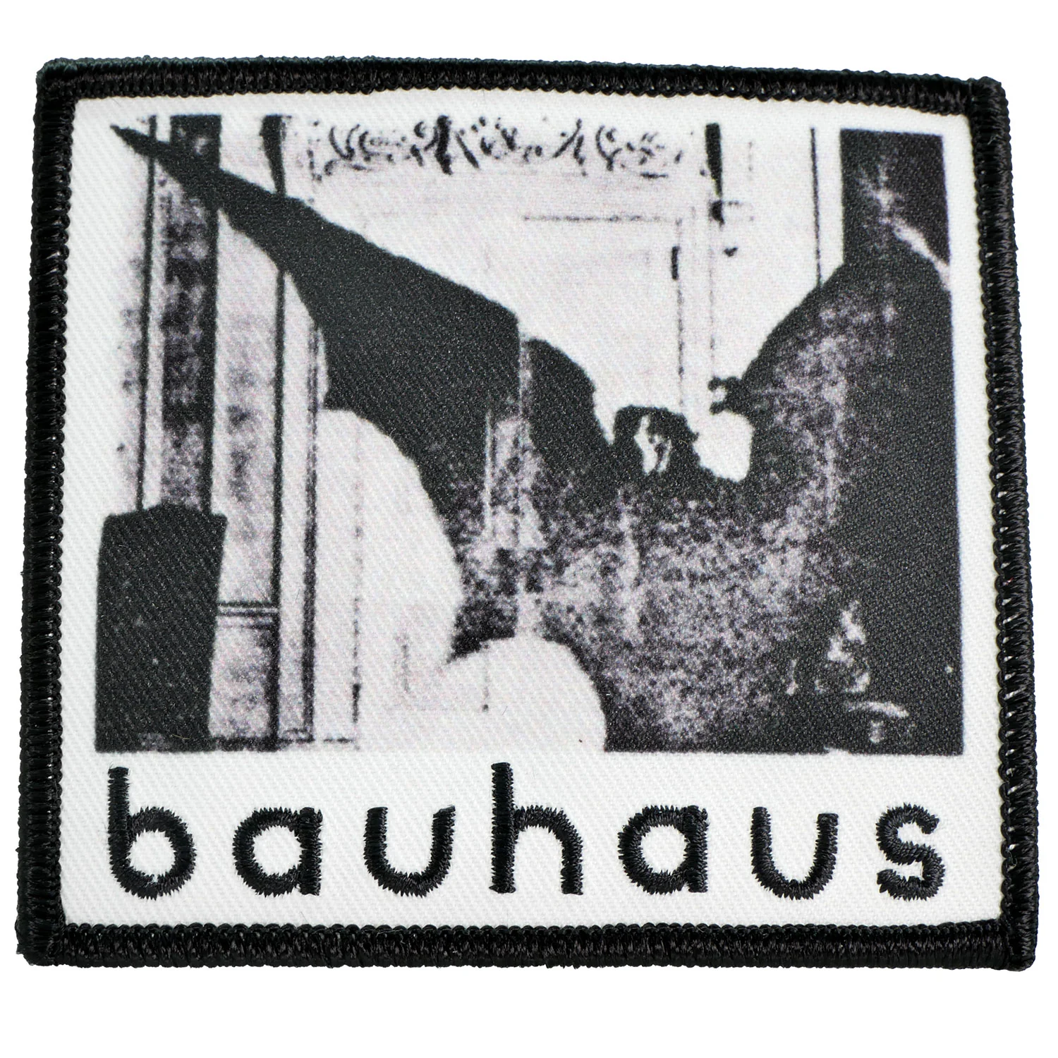 Bauhaus Bat Embroidered Patch