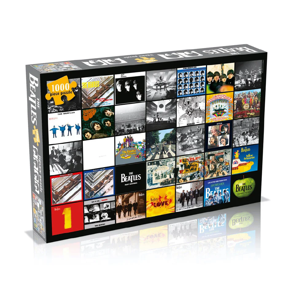 Beatles Album Collage (1000 Piece Jigsaw Puzzle) Puzzle
