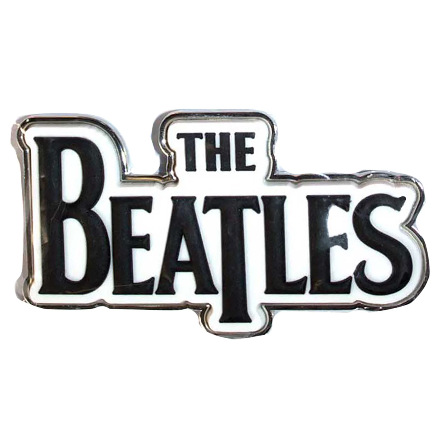 Beatles Black Drop T Logo Magnet