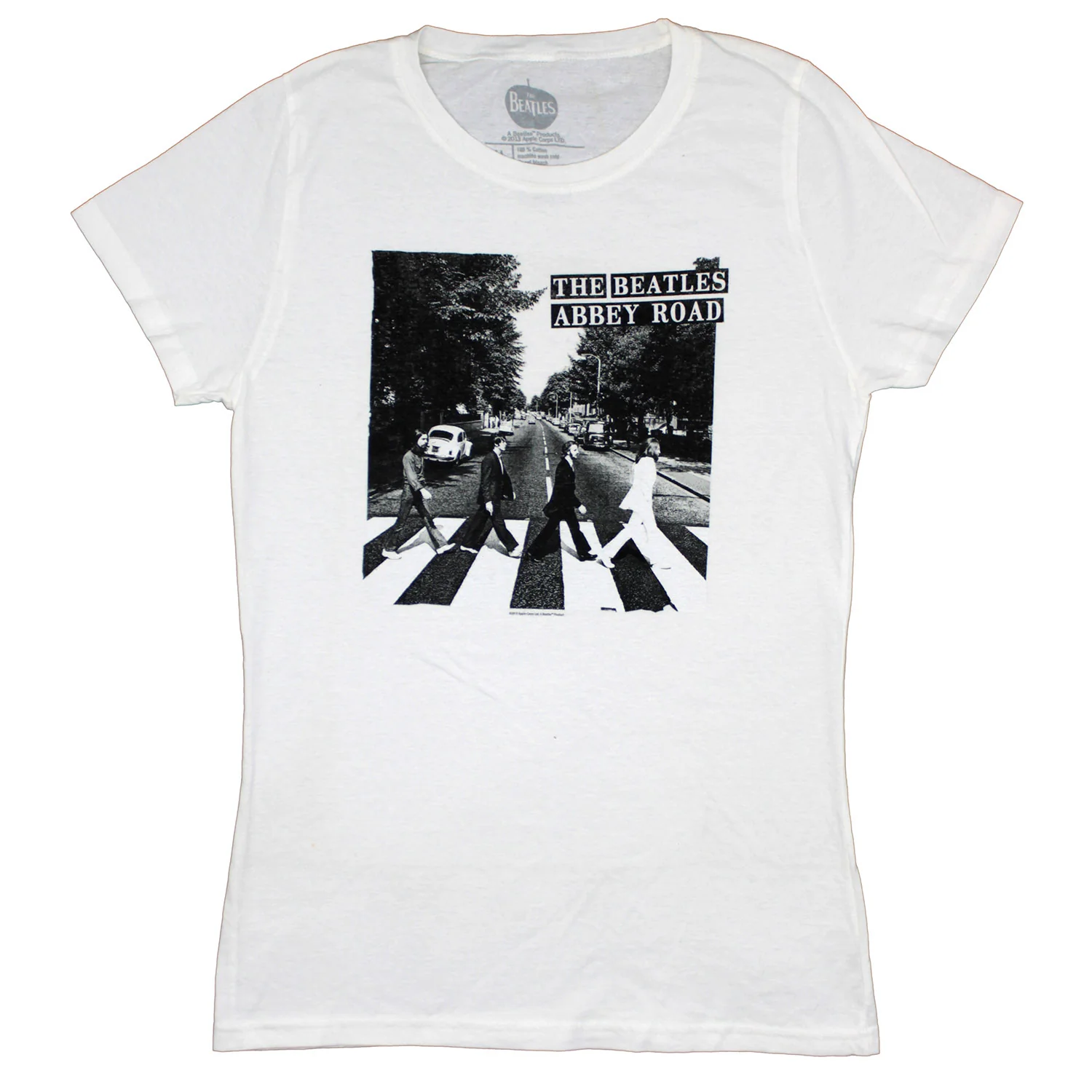 Beatles Boxed Abbey Road In Black & White Junior Top