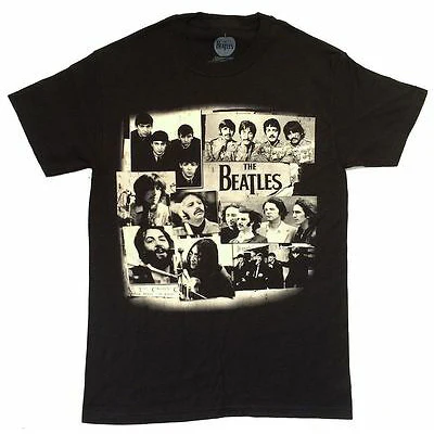 Beatles Collage All Band Eras Pics T-shirt