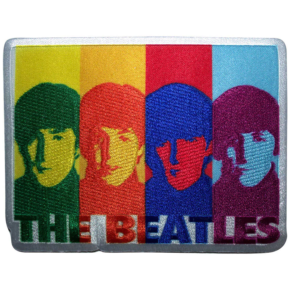 Beatles Colour Head Shots Woven Patch