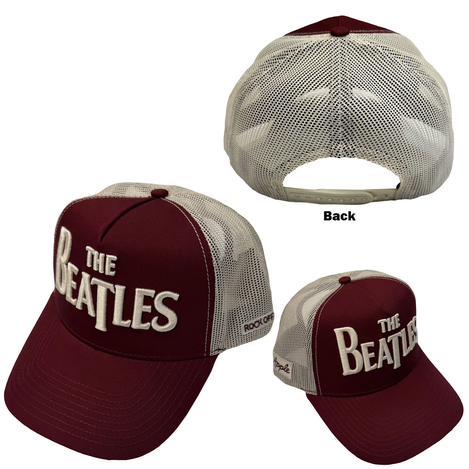 Beatles Drop T Logo & Apple Trucker Cap