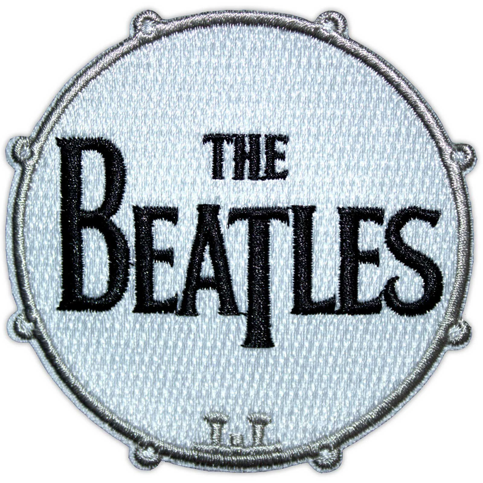 Beatles Drum Logo Large Woven Patch