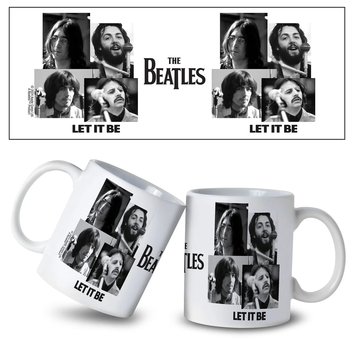 Beatles Let it Be (Collage) Coffee Mug