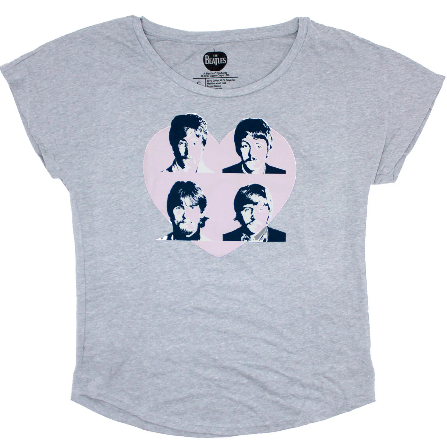 Beatles Pepper Heart Heather Dolman Junior Top