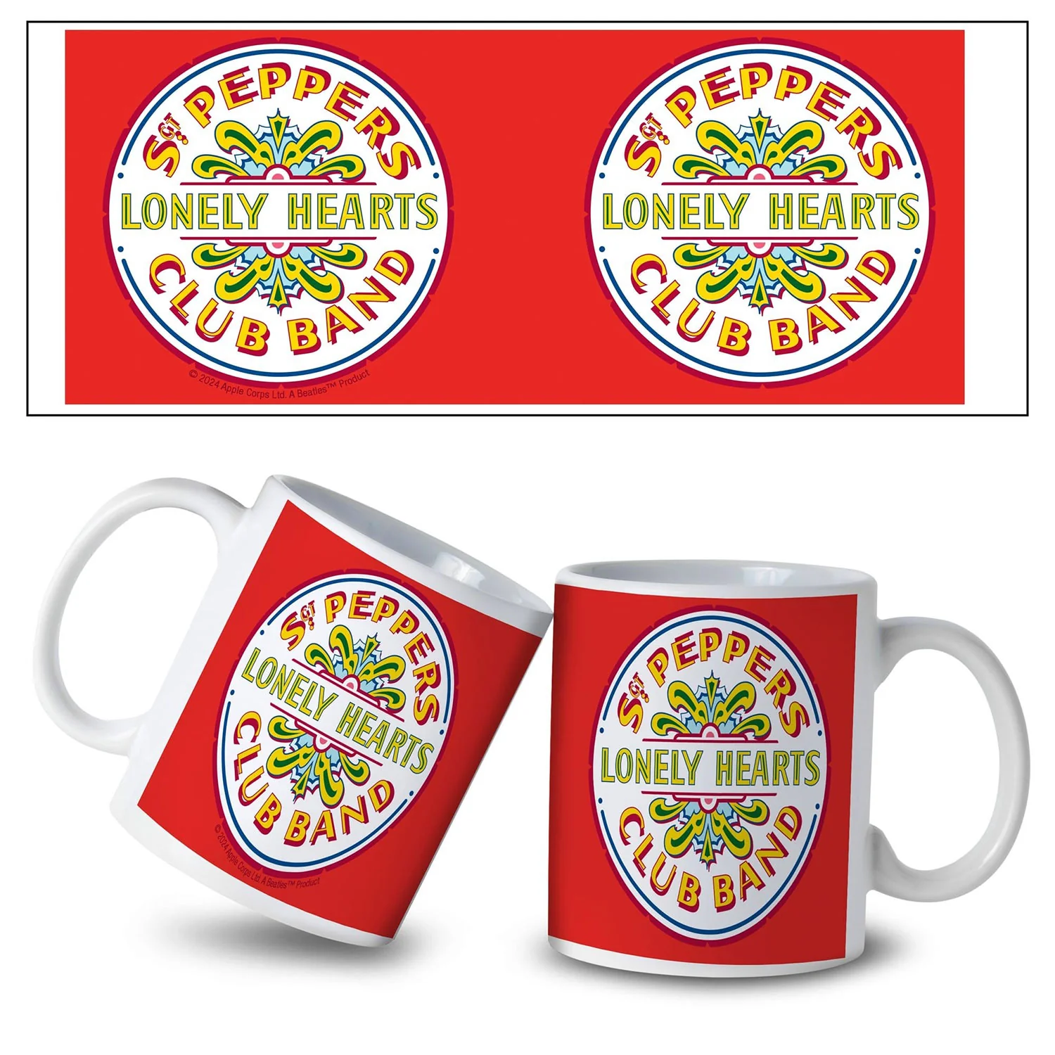 Beatles Sgt Pepper Drum Coffee Mug