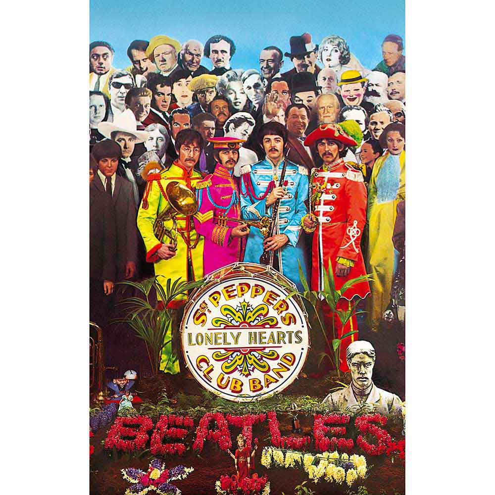 Beatles Sgt Pepper Poster Flag