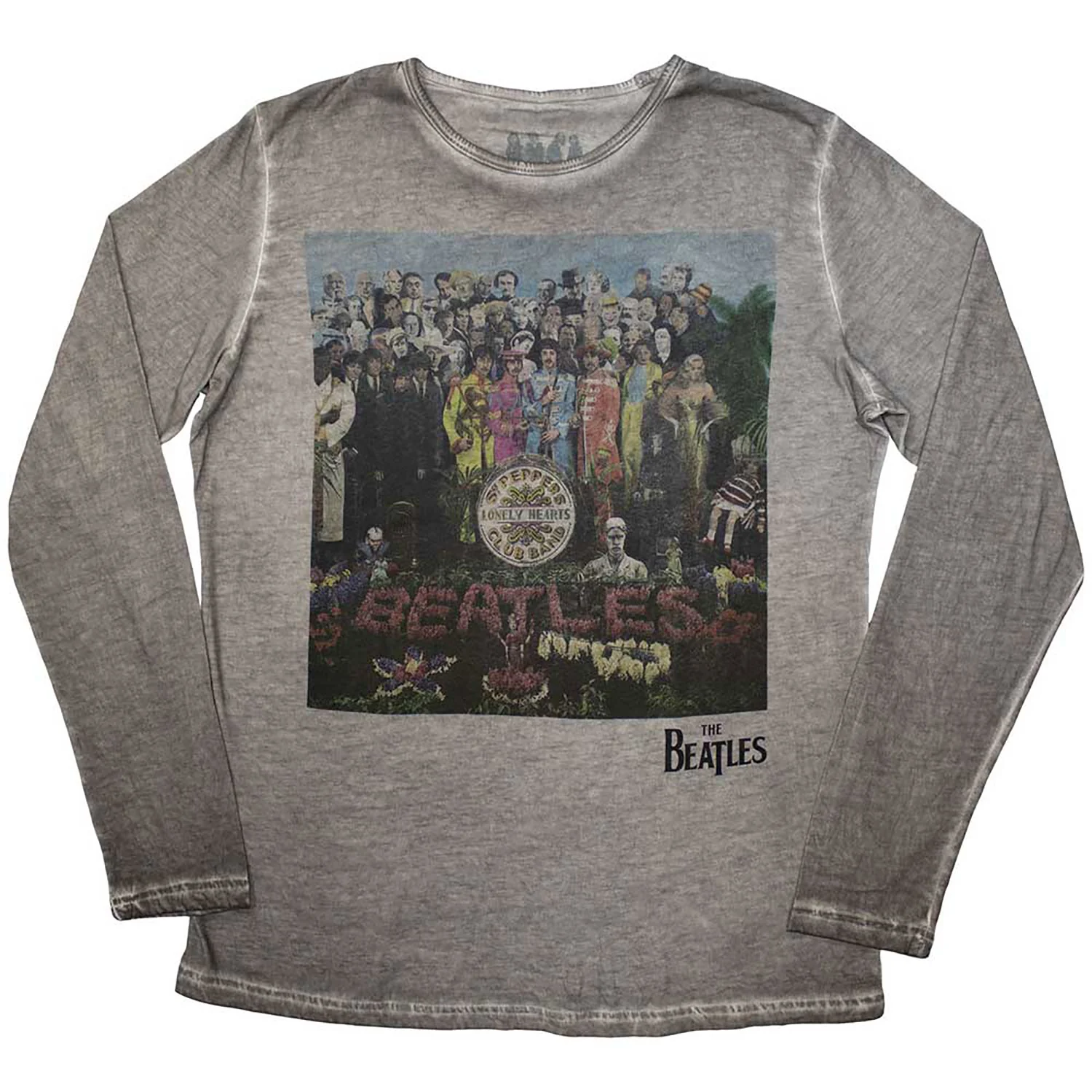 Beatles Sgt Pepper Stone Wash Stone Wash Long Sleeve