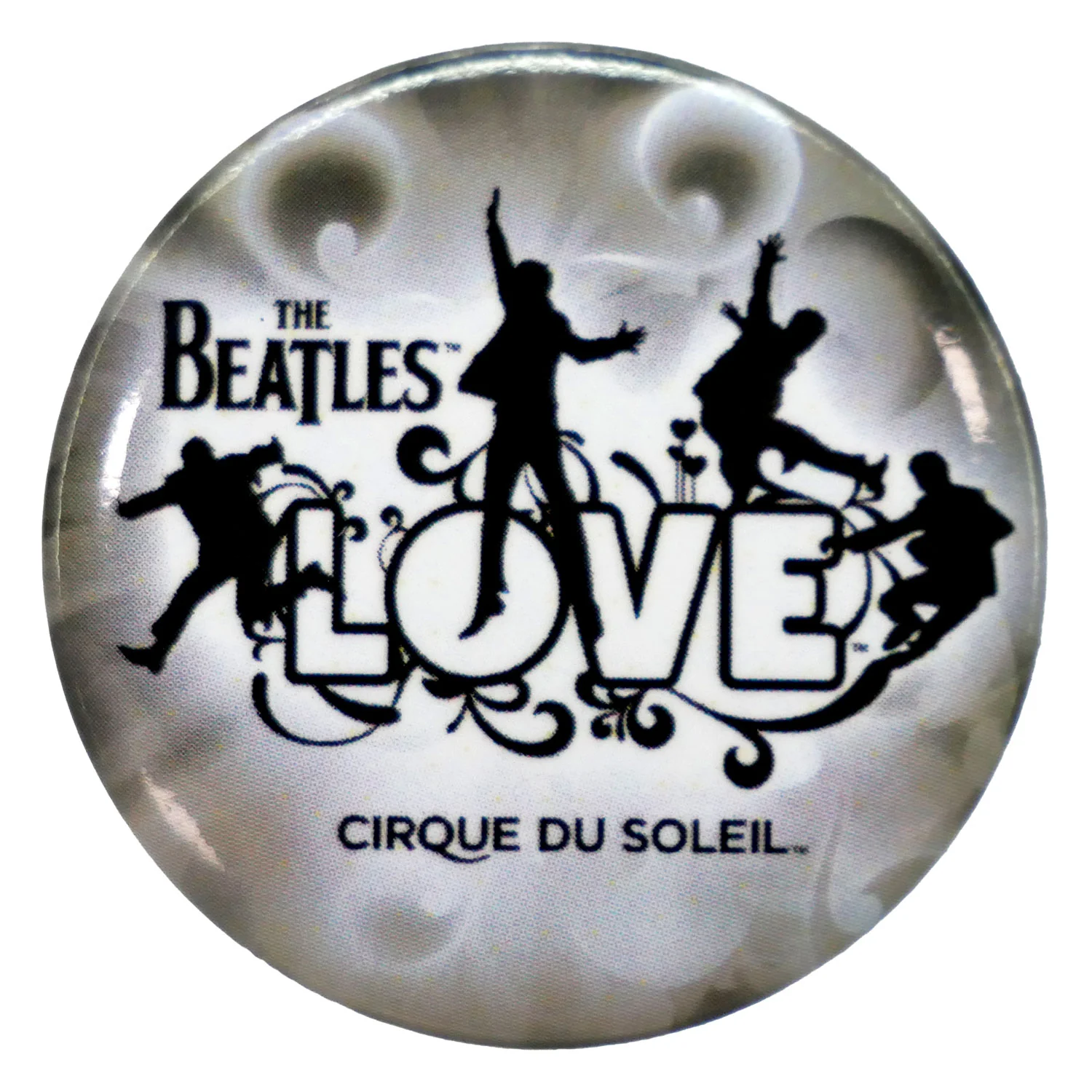 Beatles The Beatles Cirque Du Soleil Gray Button Button
