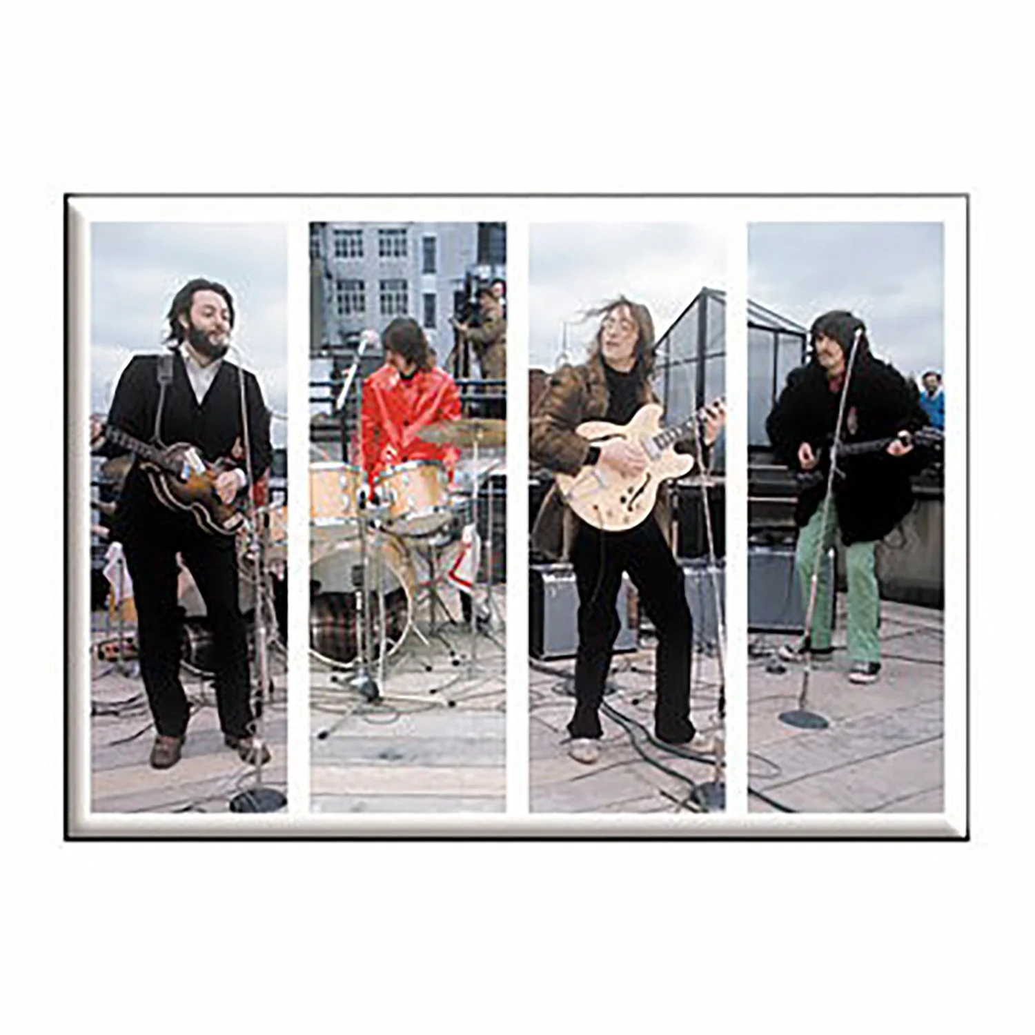 Beatles The Beatles Rooftop Performance Magnet