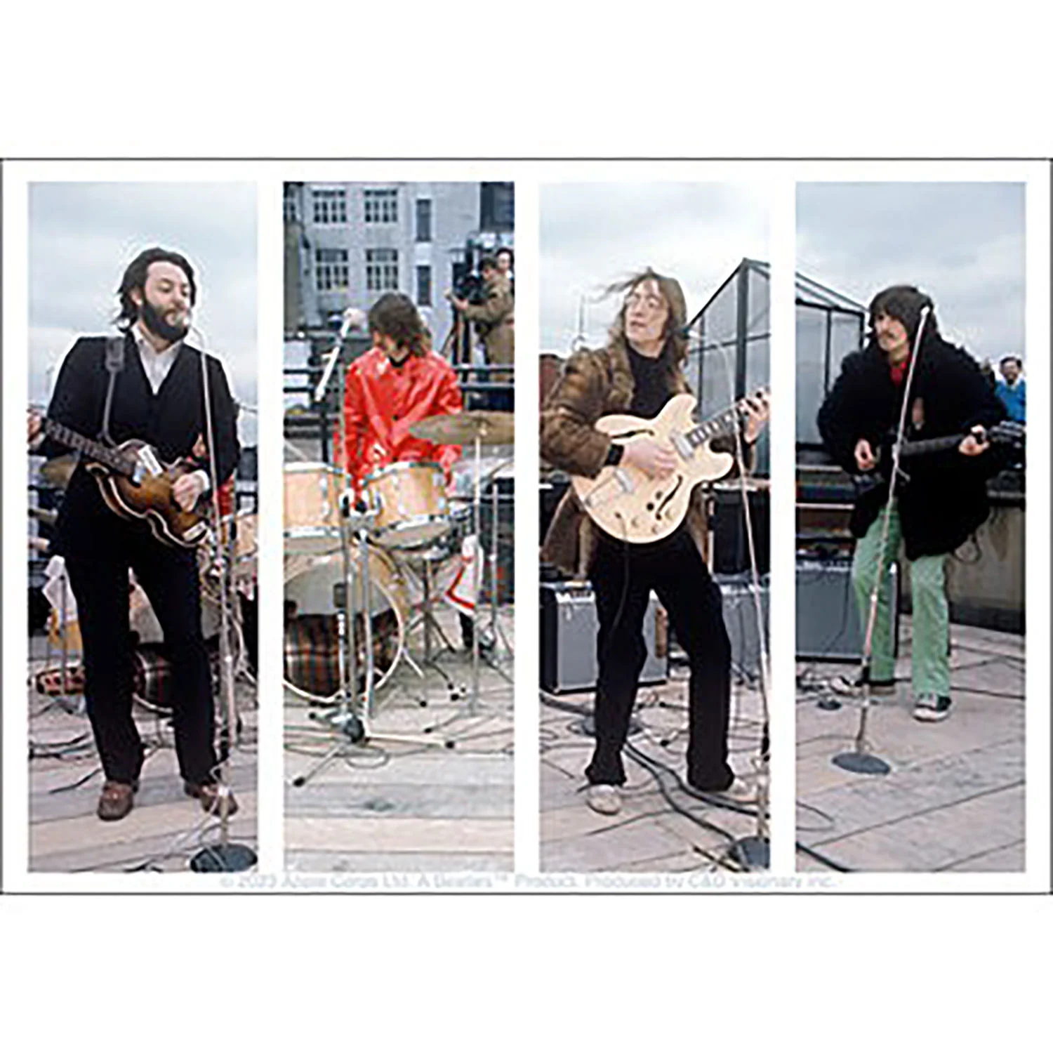 Beatles The Beatles Rooftop Performance Sticker