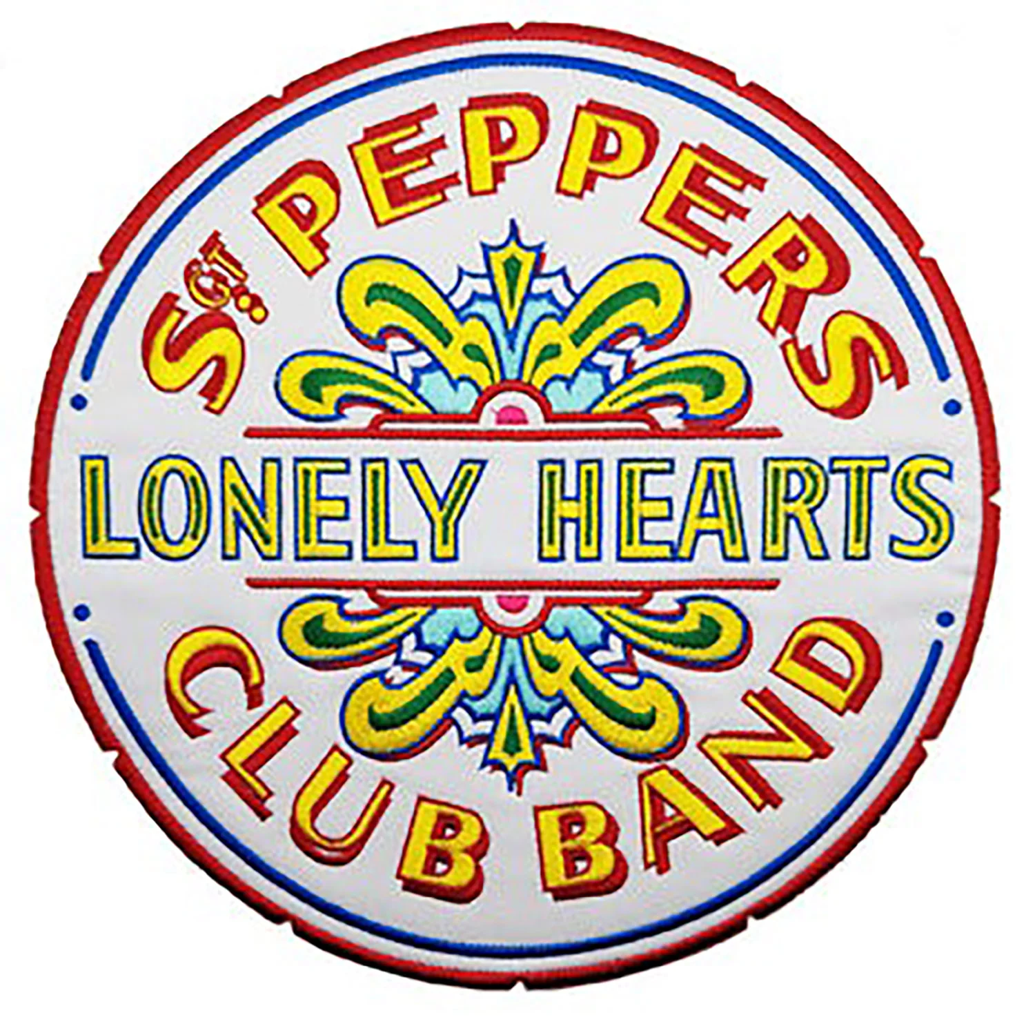 Beatles The Beatles Sgt Pepper Logo Back Patch