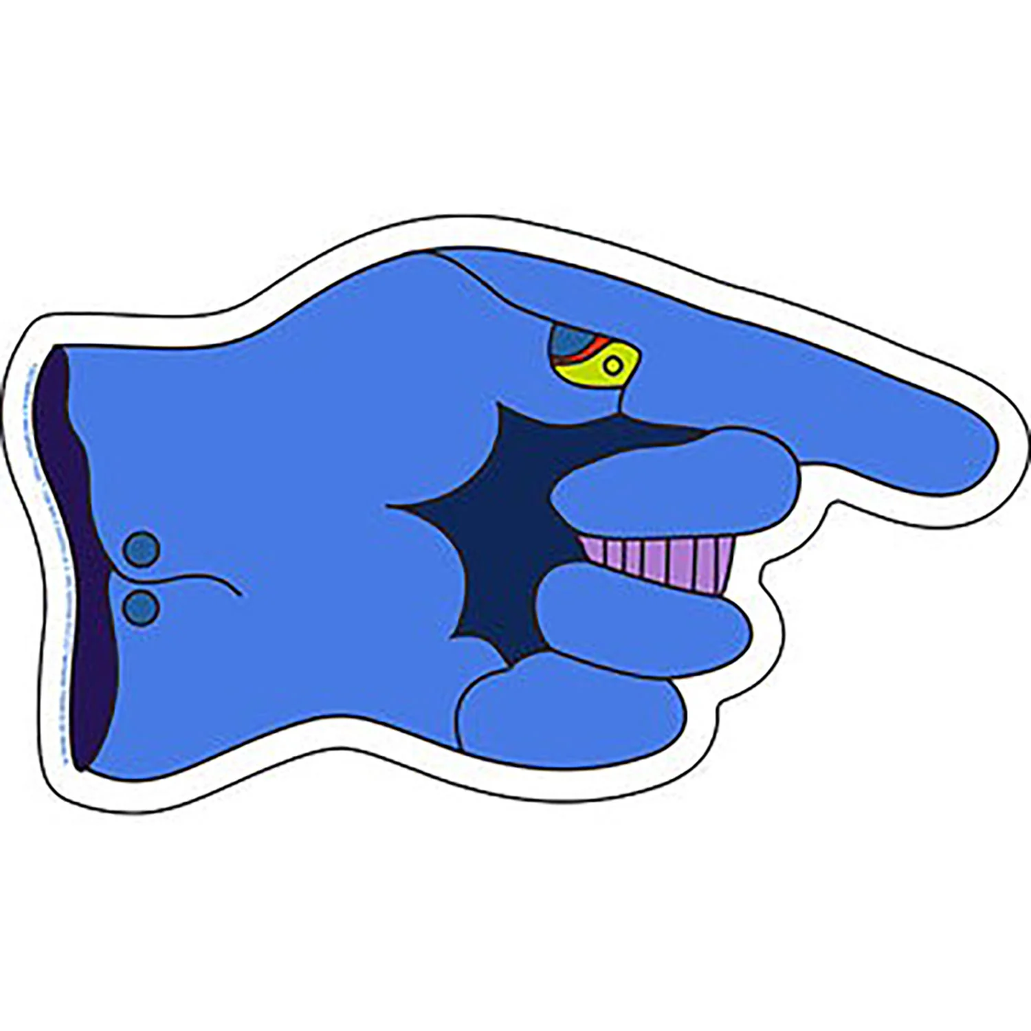 Beatles The Beatles Yellow Submarine Hand Pointing Sticker