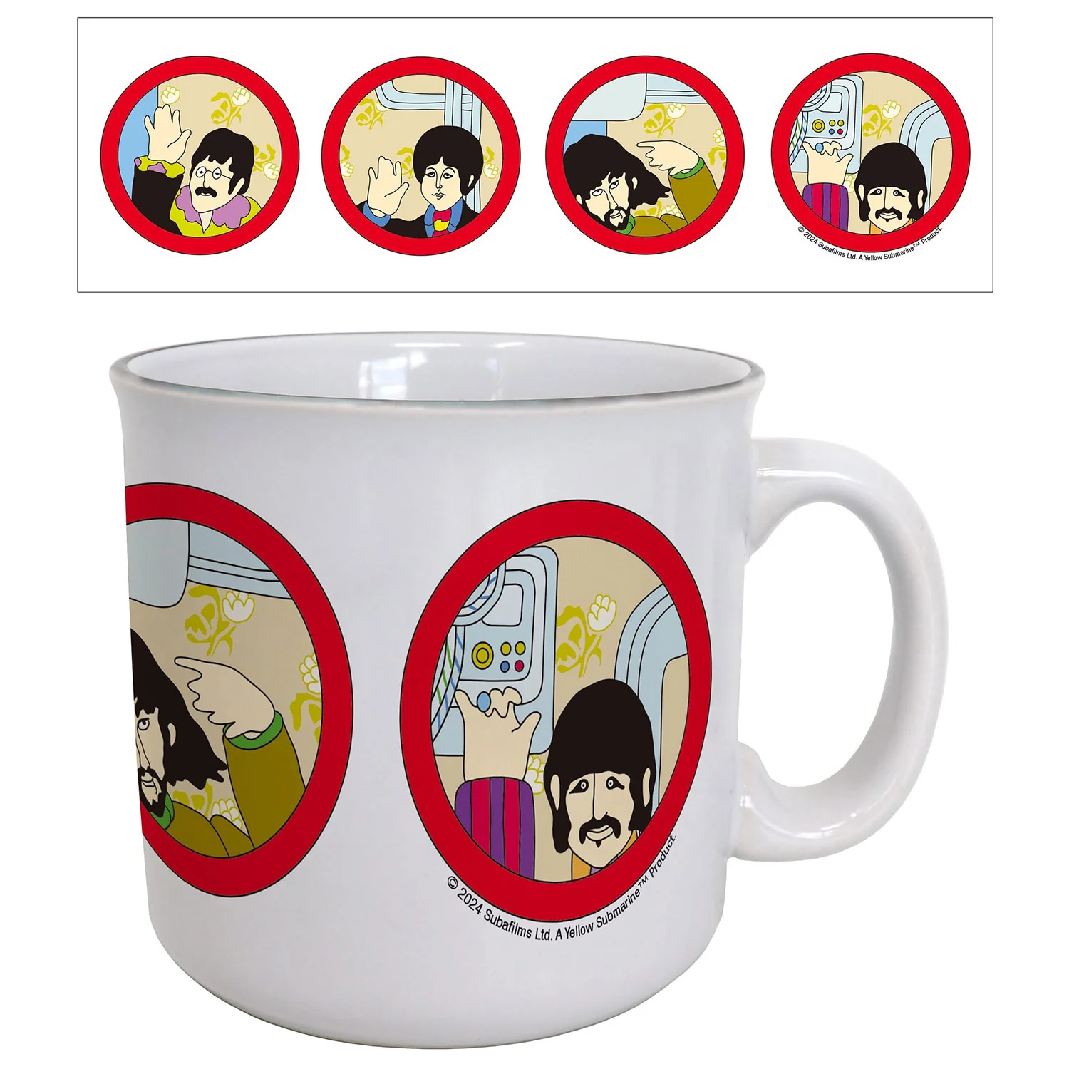 Beatles The Beatles YS-Portholes Coffee Mug